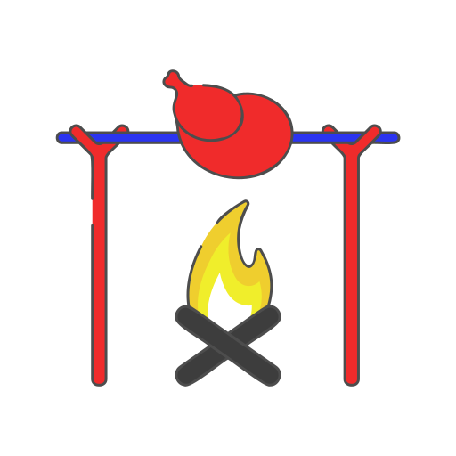 parrilla de barbacoa icono gratis
