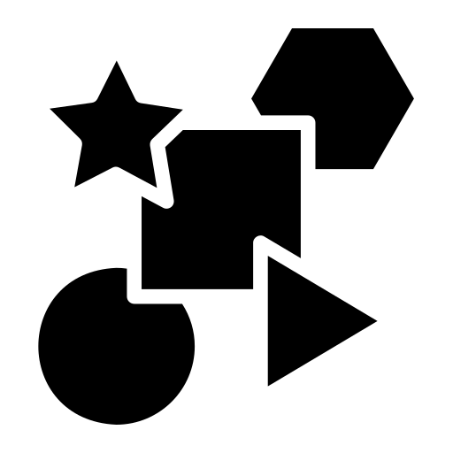 Shapes free icon Shapes free icon