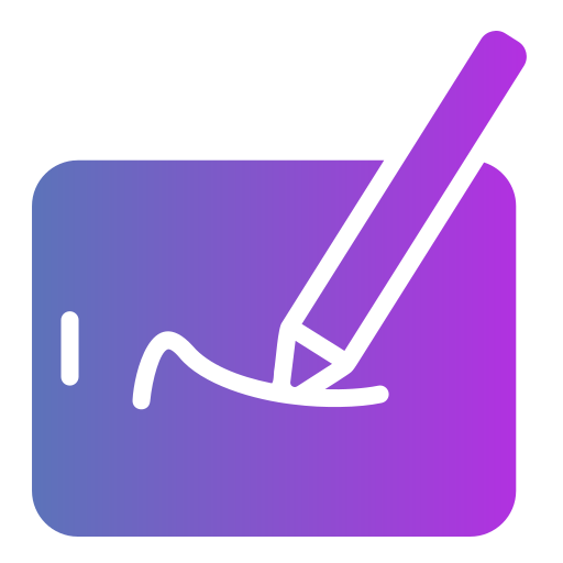 lápiz para tableta icono gratis