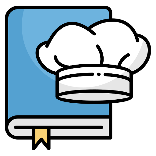 libro de recetas icono gratis