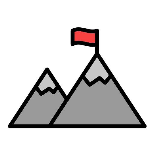 montañas icono gratis