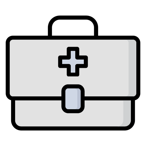 kit de salud icono gratis