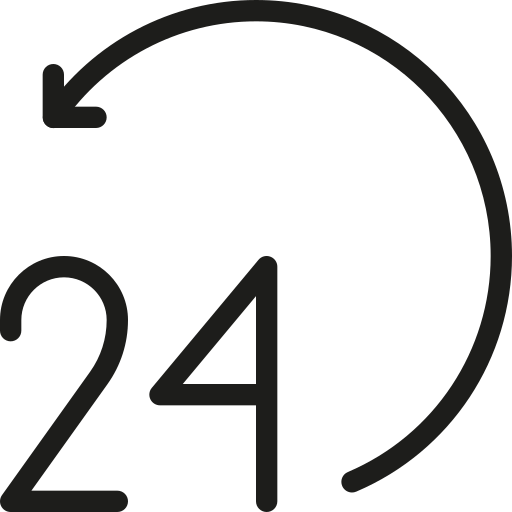 24 hours free icon