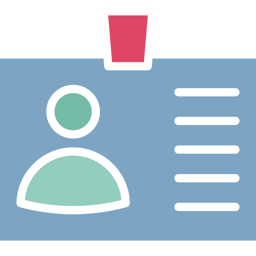 cartão de identificação grátis ícone cartão de identificação grátis ícone
