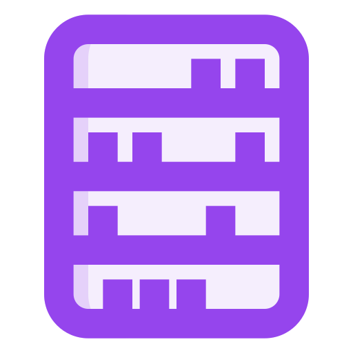 estantería icono gratis