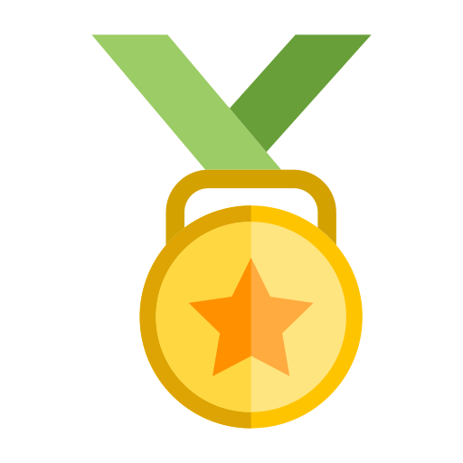 medalla de estrella icono gratis