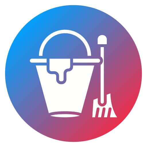 seau à balai Icône gratuit