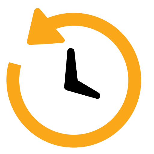 sens inverse des aiguilles d'une montre Icône gratuit