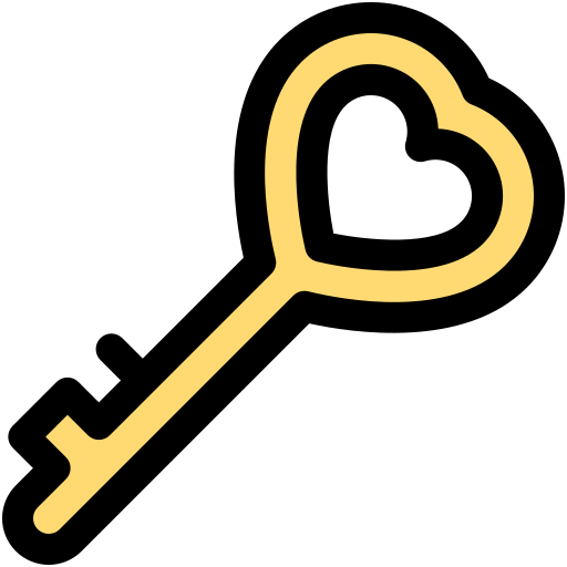 clé d'amour Icône gratuit clé d'amour Icône gratuit