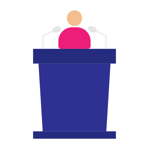 discurso icono gratis