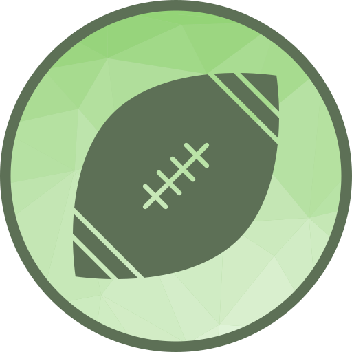 pelota de rugby icono gratis