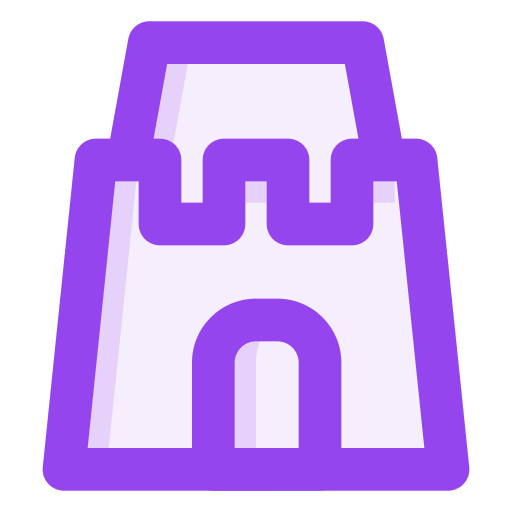 Sand castle free icon