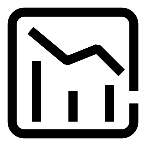 Chart free icon