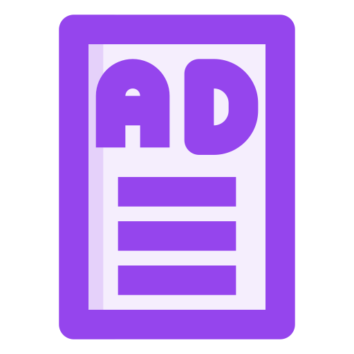 anuncios icono gratis