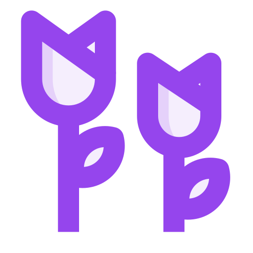 tulipanes icono gratis