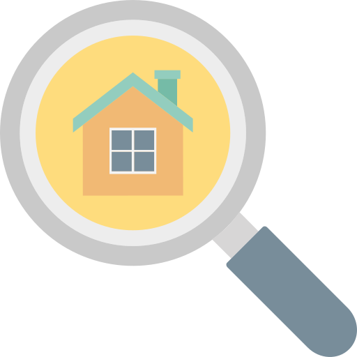 búsqueda de casa icono gratis