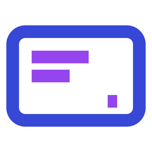 tarjeta de visita icono gratis