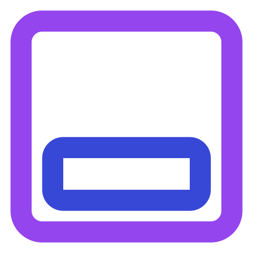 pie de página icono gratis