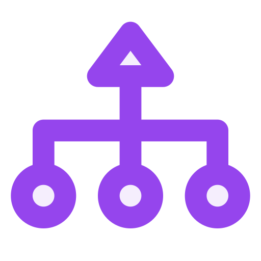 distribución icono gratis