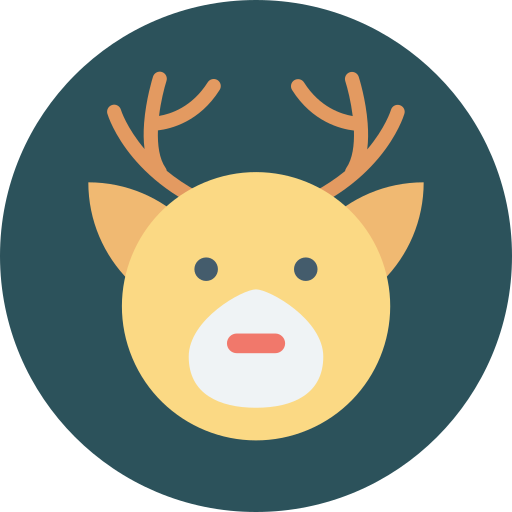 Reindeer free icon Reindeer free icon