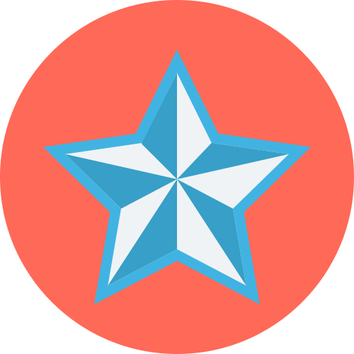 estrella decorativa icono gratis