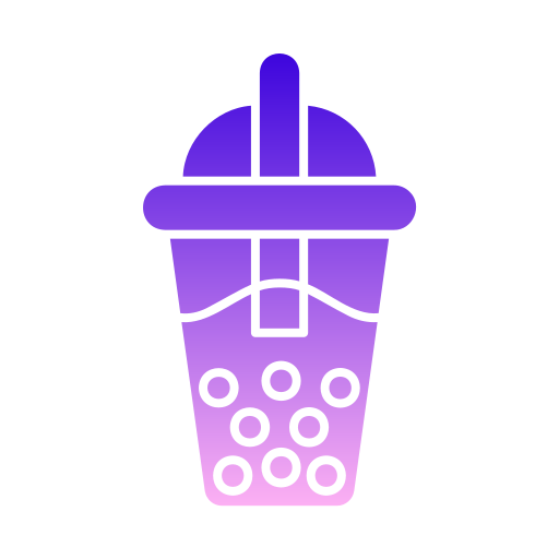 té de burbujas icono gratis