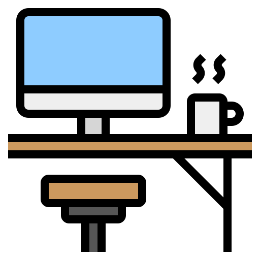 bureau Icône gratuit bureau Icône gratuit