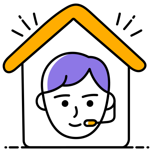 agente inmobiliario icono gratis