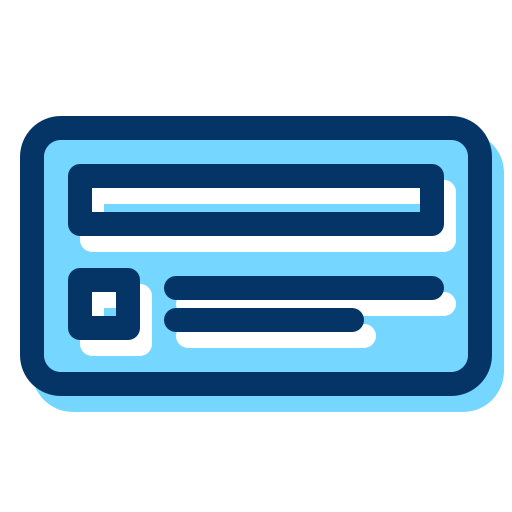 débito icono gratis