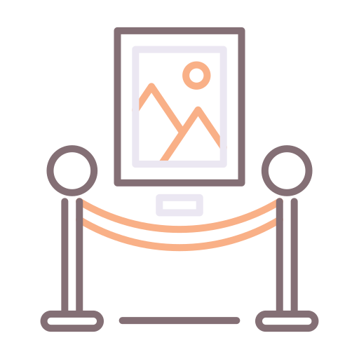 exhibición icono gratis