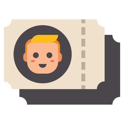 Ticket free icon