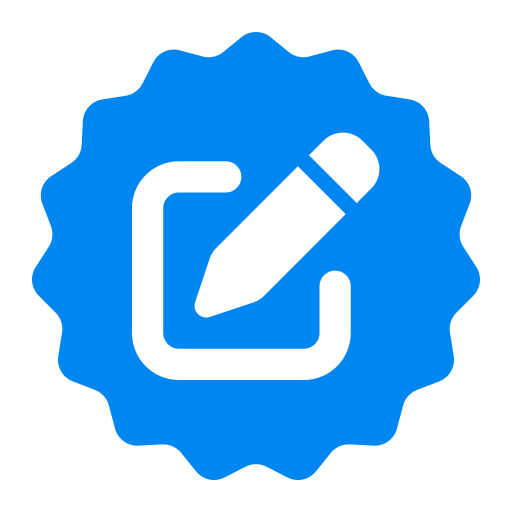Pen square free icon