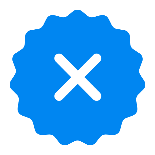 marca x icono gratis