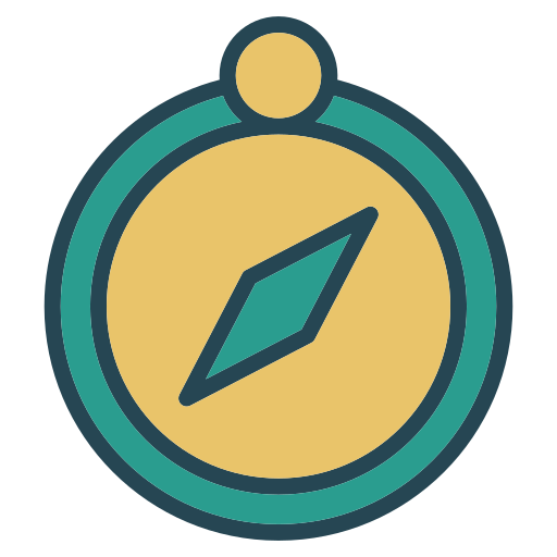 brújula icono gratis