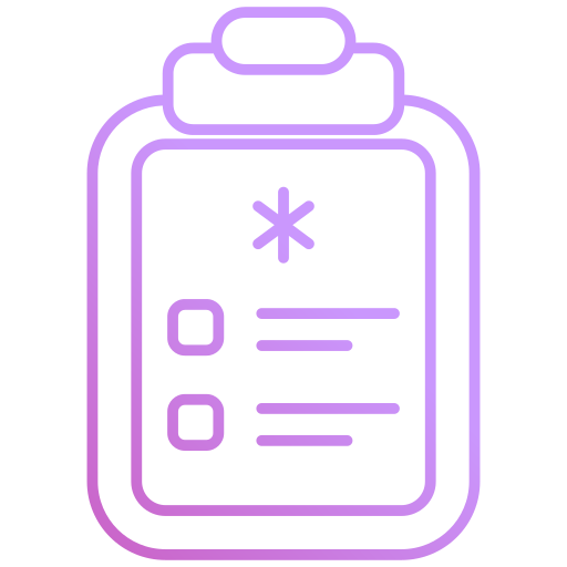 informe médico icono gratis