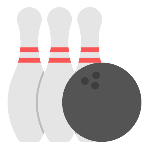 juego de bolos icono gratis