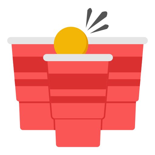 pong de cerveza icono gratis