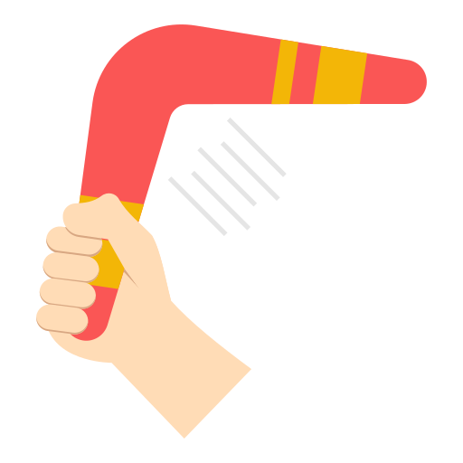 bumerang icono gratis