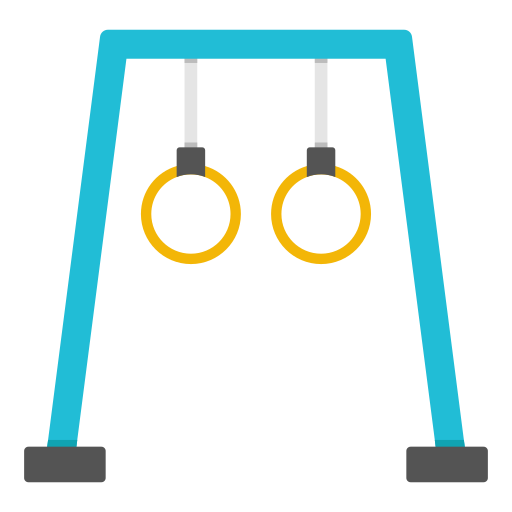 anillos de gimnasia icono gratis