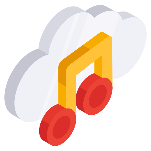 musique en nuage Icône gratuit musique en nuage Icône gratuit