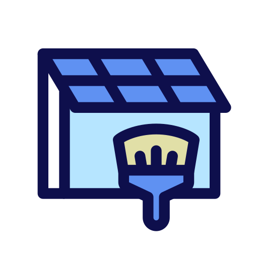 pintura de casa icono gratis