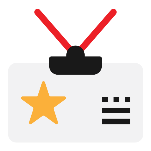 tarjeta de identificación icono gratis