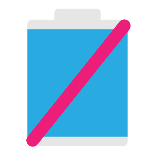 sin batería icono gratis