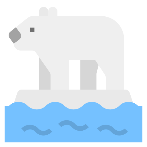 Oso polar icono gratis