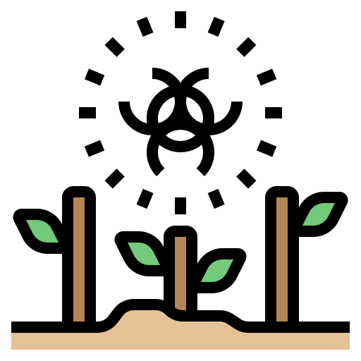 Radioactivo icono gratis