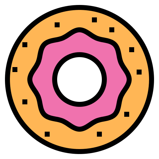 Rosquilla icono gratis