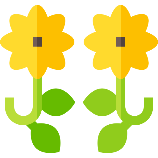 Diseño floral icono gratis