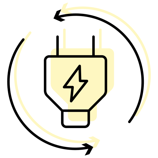 enchufe de energía icono gratis