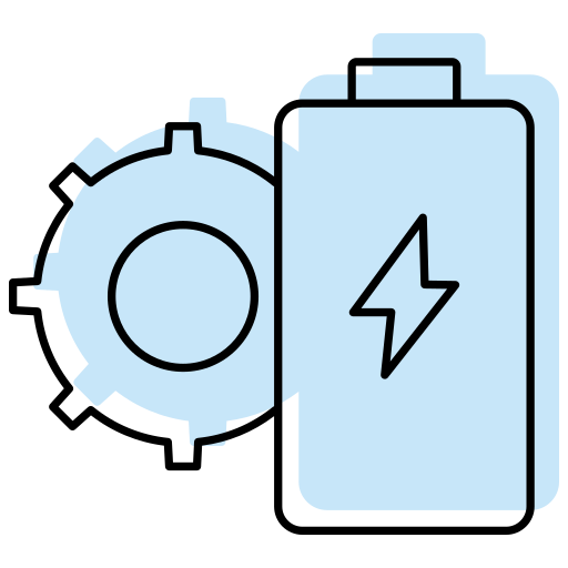paramètres de la batterie Icône gratuit paramètres de la batterie Icône gratuit