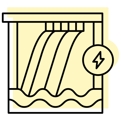 central hidroeléctrica icono gratis